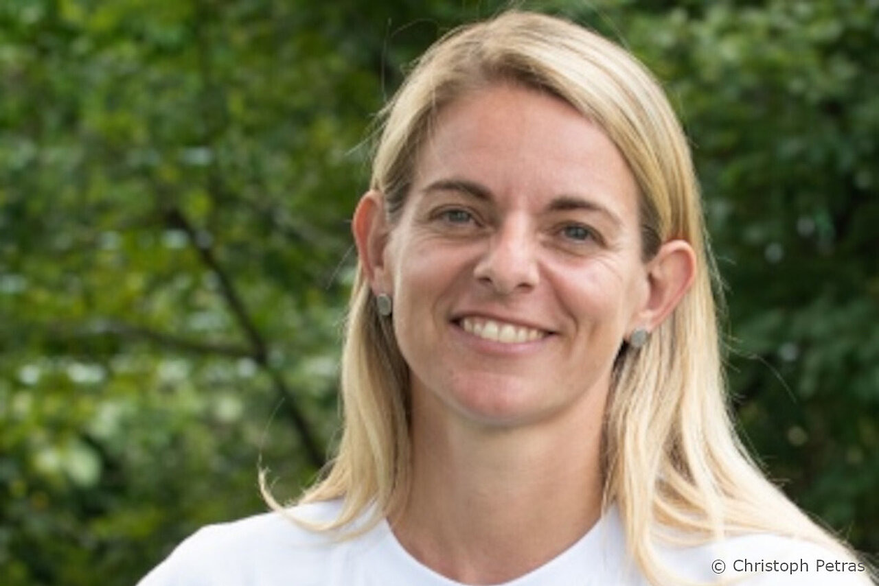 Nia Künzer, Kinder stark machen. Foto: Christoph Petras