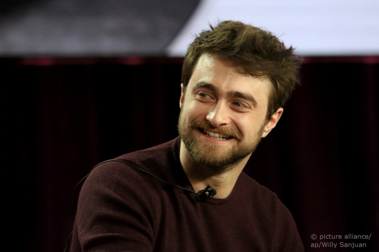Daniel Radcliffe bei Interview. Foto: picture alliance/ap/willy sanjuan.
